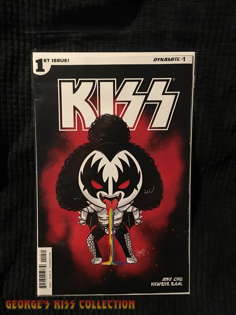 Kiss Dynamite Comic 1 Cover G Shouri Demon Emoji Cover In George S Kiss Collection