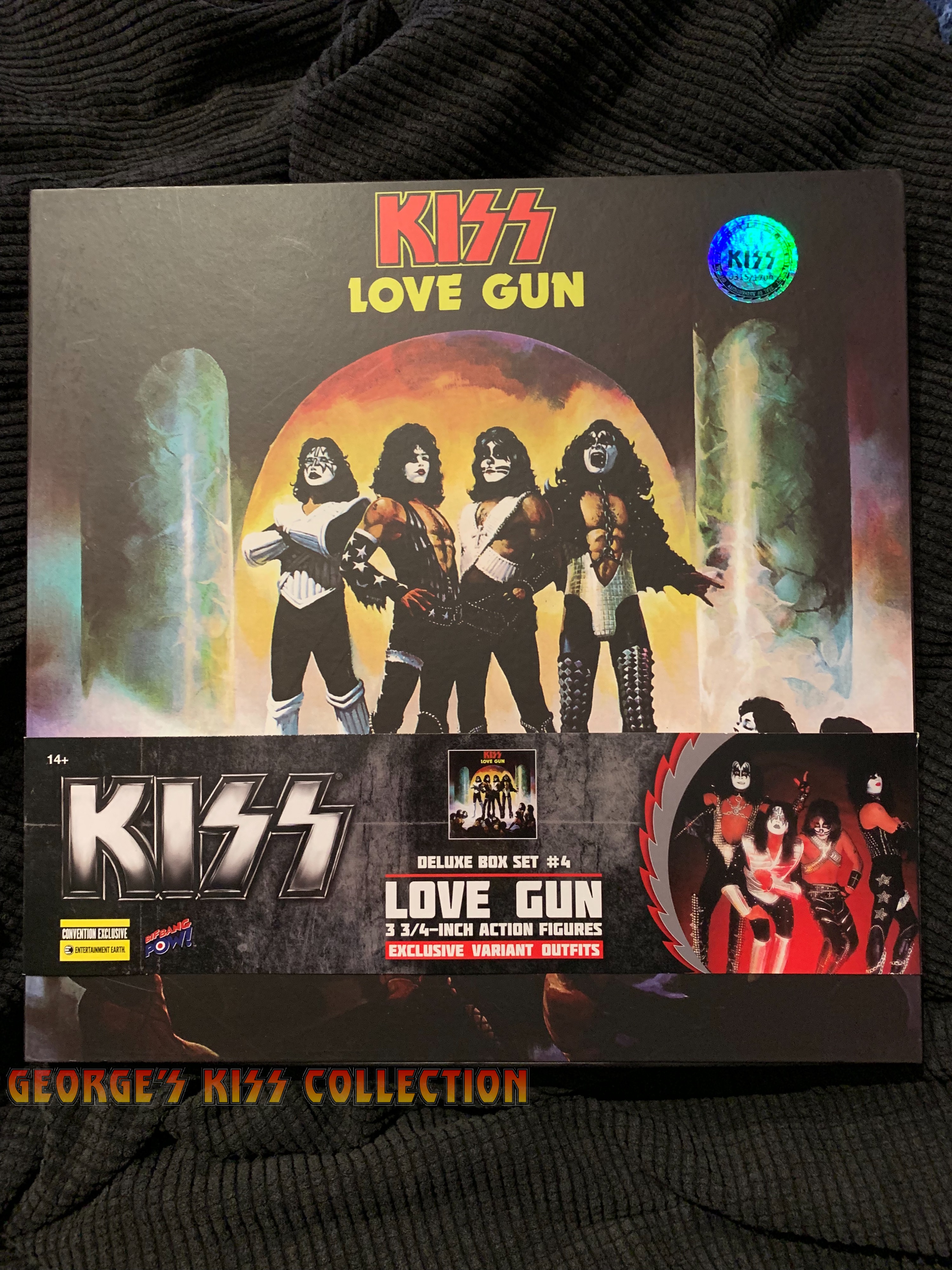 KISS Love Gun 3 3/4-Inch Action Figure Deluxe Box Set - Convention