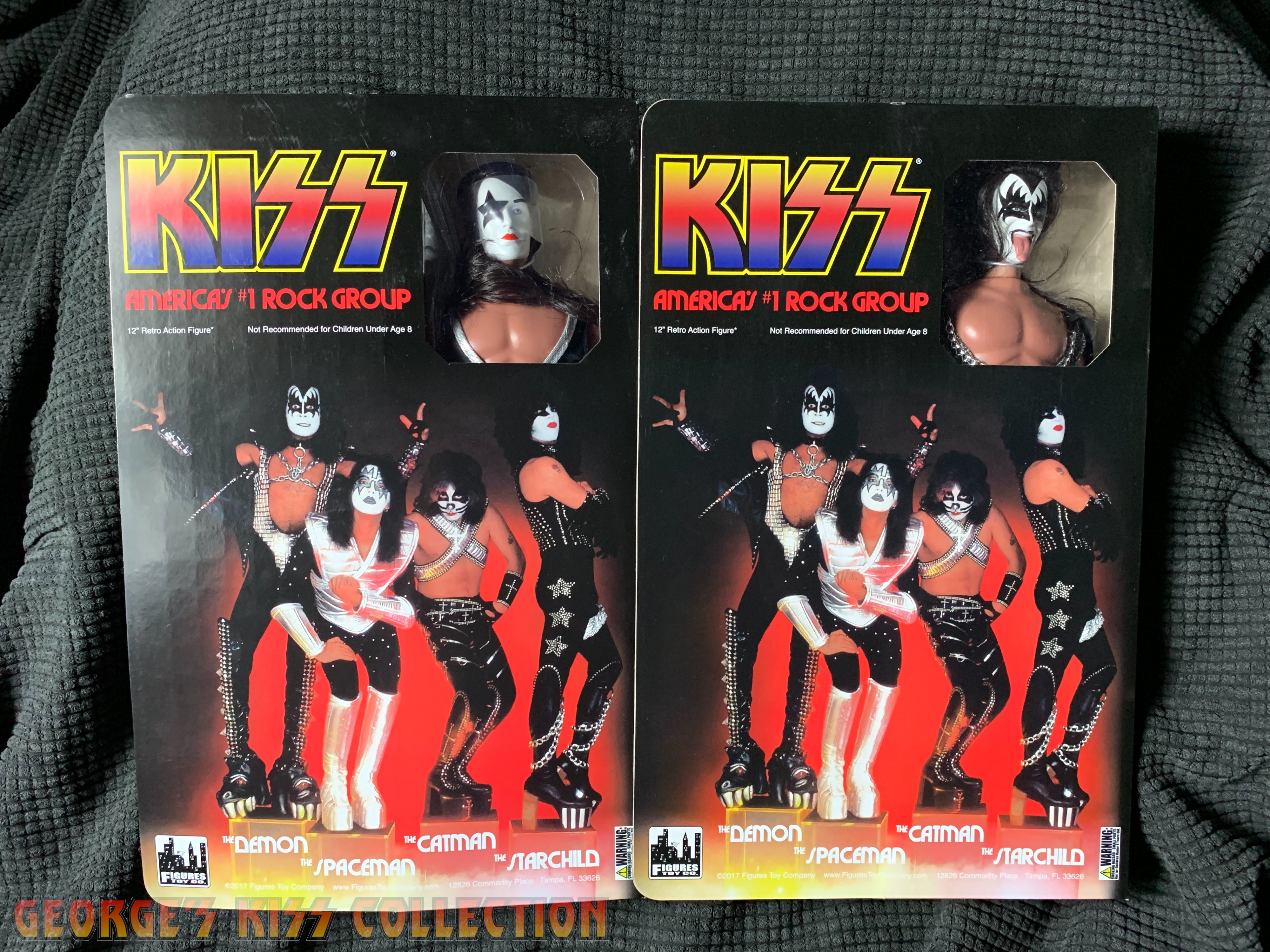 Kiss Hard Rock Band Mini Action Spiel Figuren Song Tour Rock N Roll Fan Artikel 