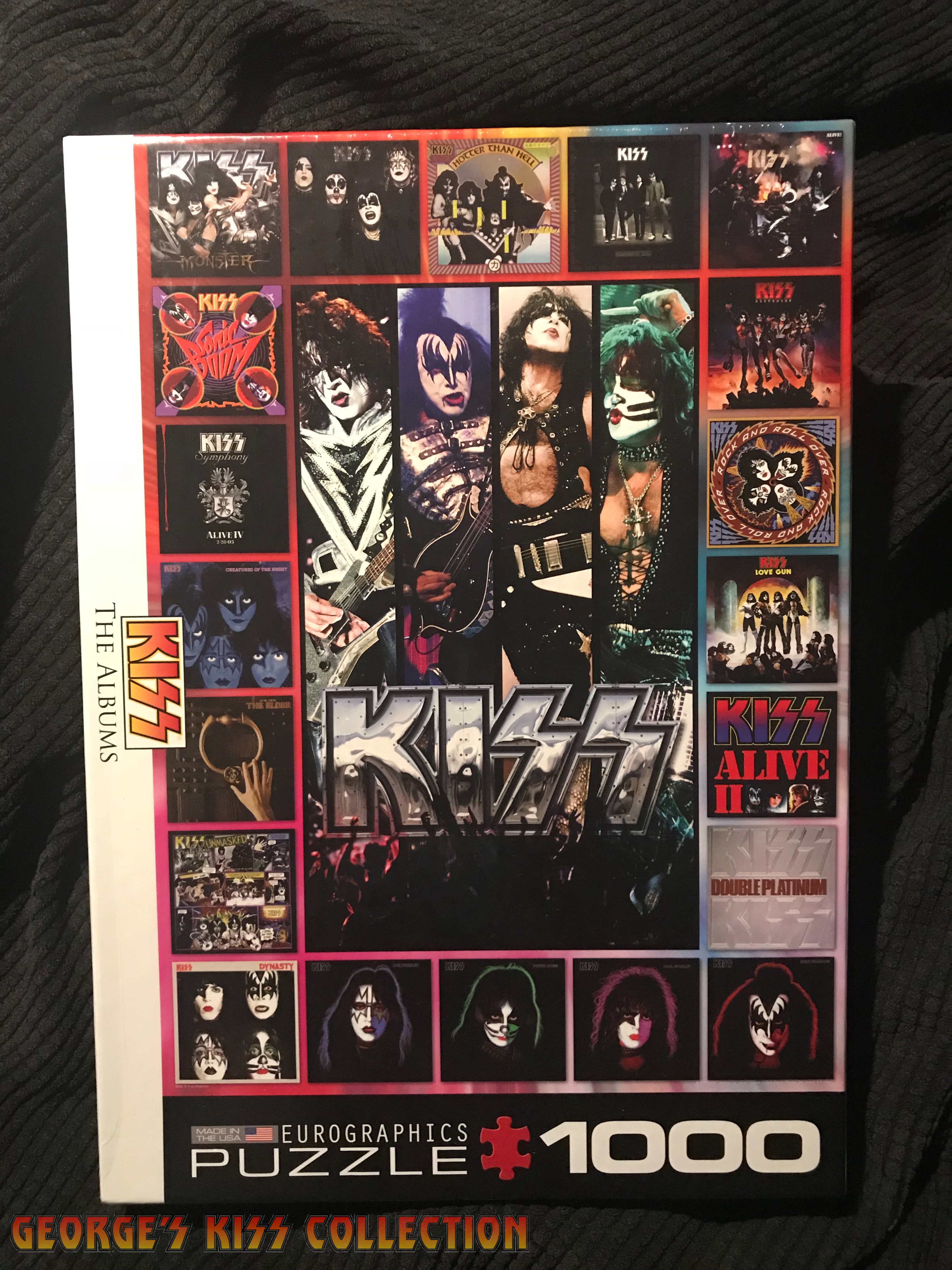 2 Puzzles 256 Pieces Each KISS Hard Rock Band Destroyer Jigsaw Puzzle Pack