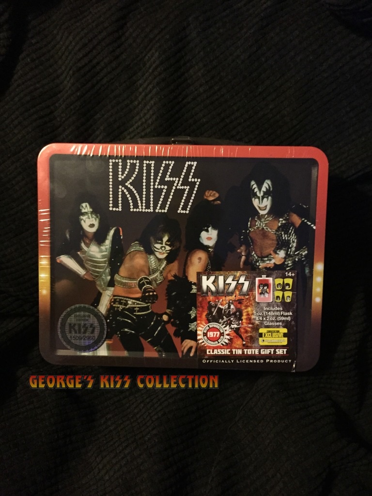 Kiss Lunchbox Classic 1977 Reproduction Exclusive Edition In Georges Kiss Collection 