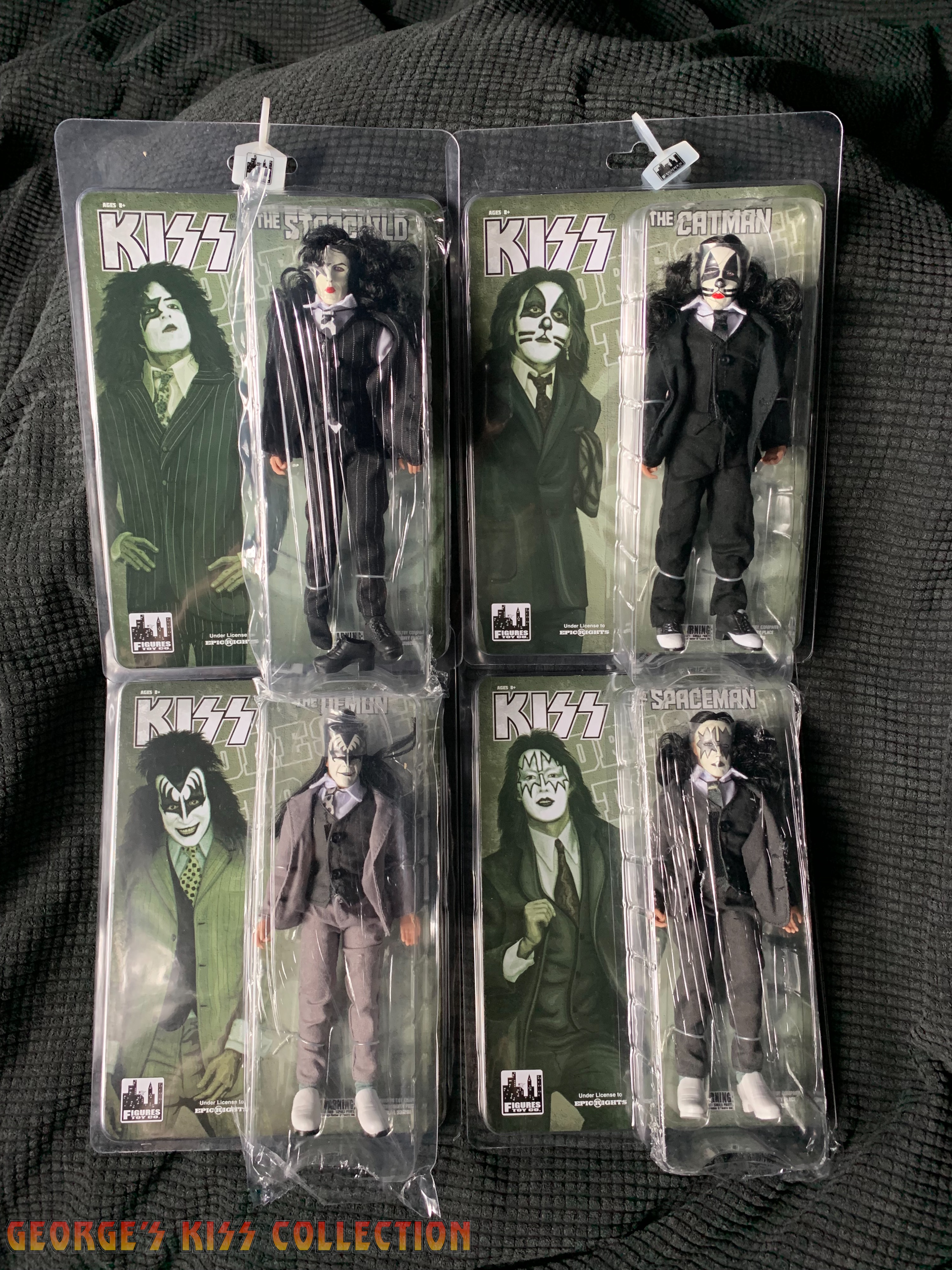 KISS 12 Inch Action Figures Dressed To Kill Re-Issue Series The Catman