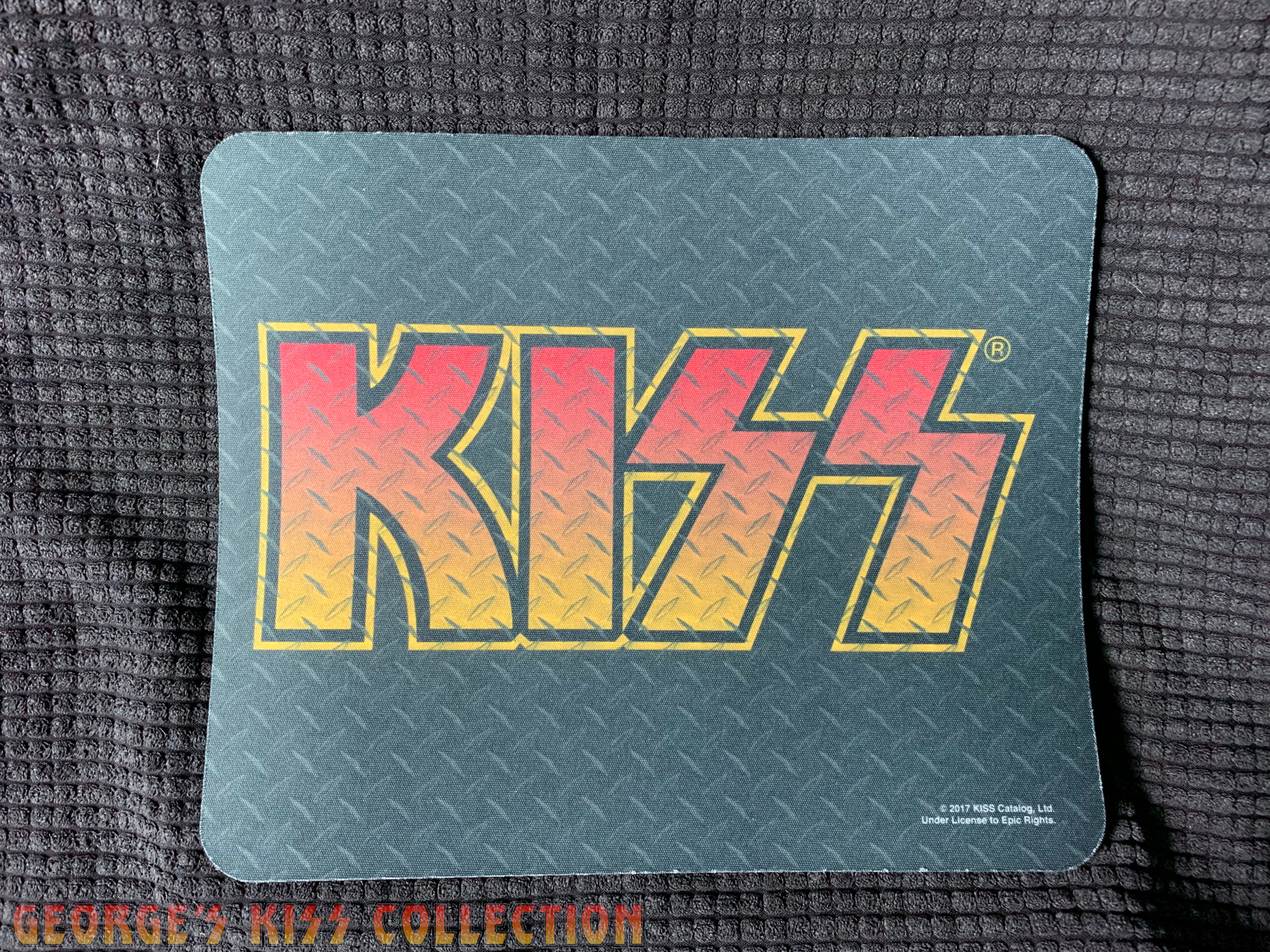 Official KISS Logo Mouse Pad In - George's KISS Collection